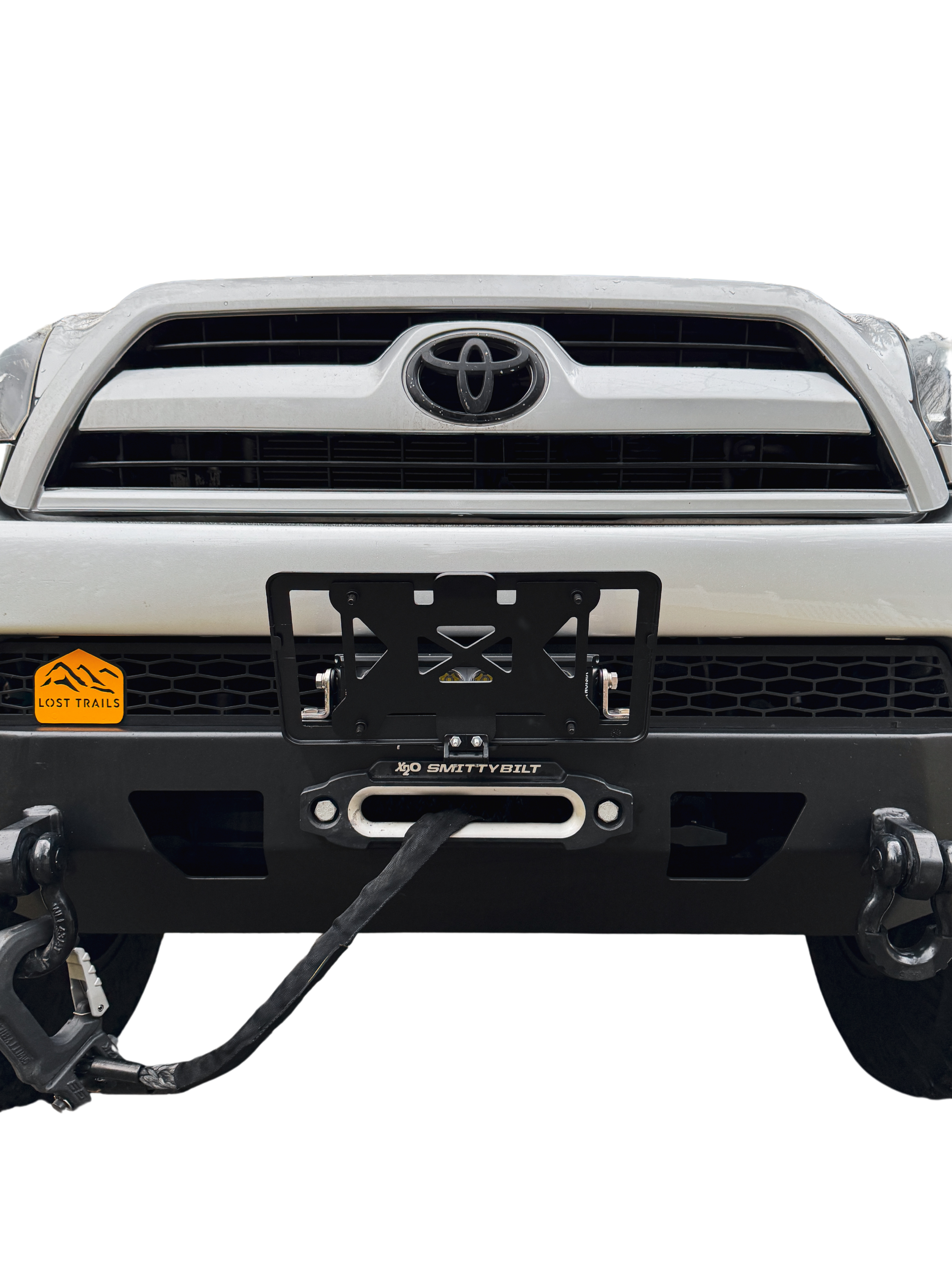 Fairlead License Plate Flip Mount - Light Bar Edition